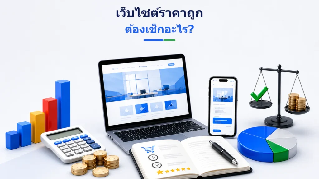 รับทำเว็บไซต์ราคาถูก ควรเปรียบเทียบราคาและขอบเขตงานให้เหมาะกับธุรกิจ