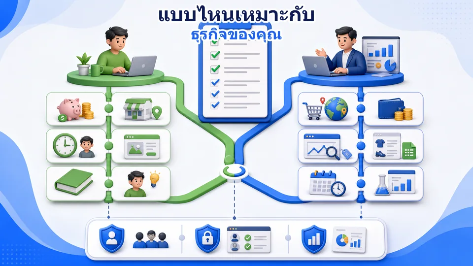 แผนผังตัดสินใจเลือกยิงแอดเองหรือจ้างผู้เชี่ยวชาญจากงบ ความซับซ้อน เวลา Tracking และการรายงาน