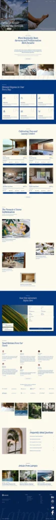 ตัวอย่างเว็บไซต์ WordPress พร้อมระบบ Booking - Latropis