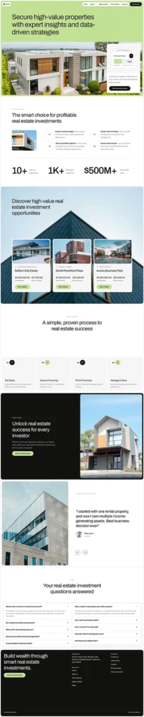 ตัวอย่างเว็บไซต์ WordPress อสังหาริมทรัพย์ - Domix