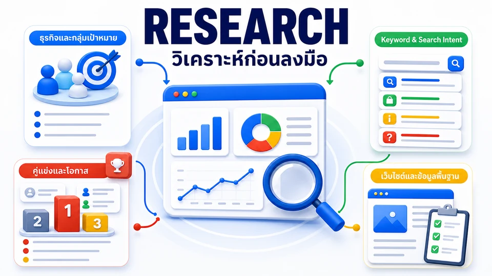 วิเคราะห์ Search Intent และคำถามก่อนทำ Answer Engine Optimization