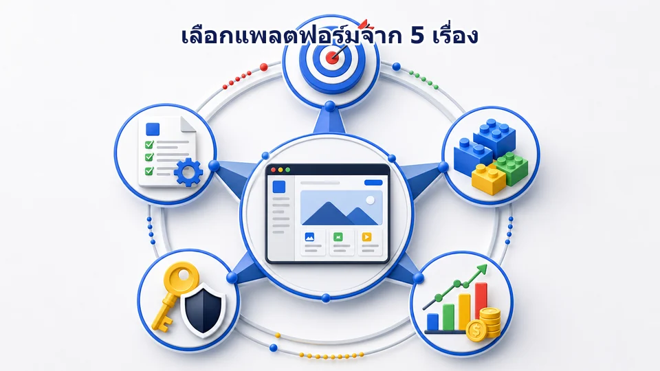 กรอบตัดสินใจเลือก WordPress จากความเป็นเจ้าของเว็บไซต์ การแก้ไขเนื้อหา SEO การเชื่อมระบบ และการดูแลระยะยาว