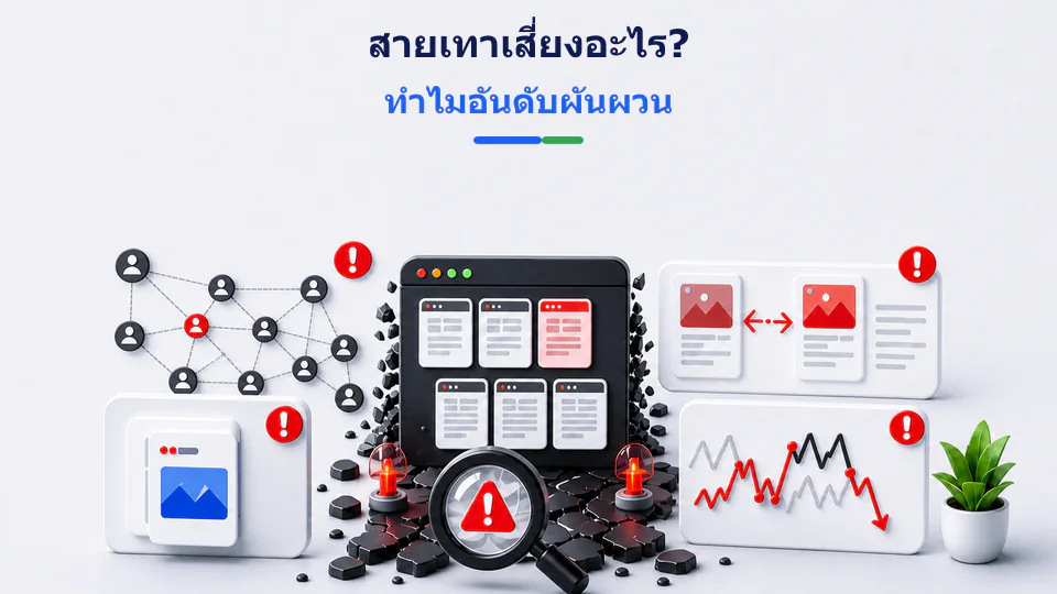 ความเสี่ยงจาก Link Scheme เนื้อหาซ้ำ และอันดับที่ผันผวน