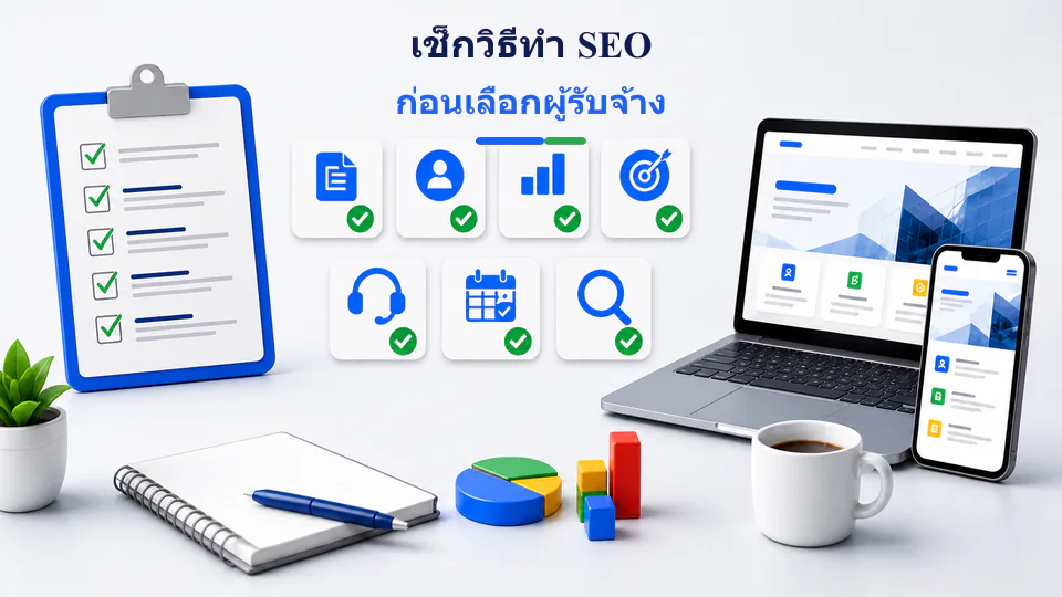 เช็กลิสต์เลือกผู้รับทำ SEO จากแผนงาน รายงาน และความโปร่งใส